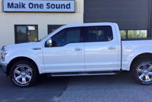 2019 Ford F-150 with professional window tint in North Bay